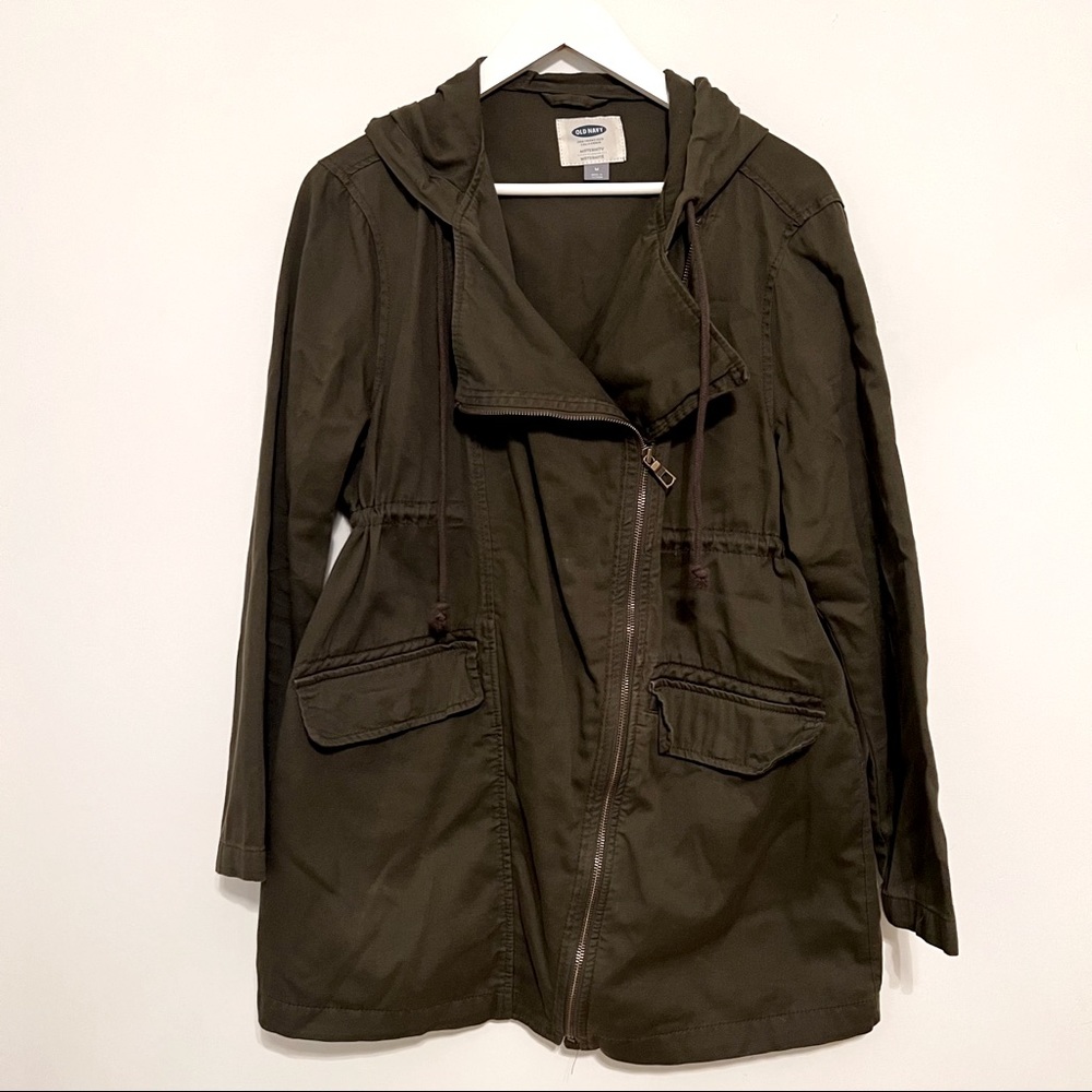 Army Green Maternity Jacket
